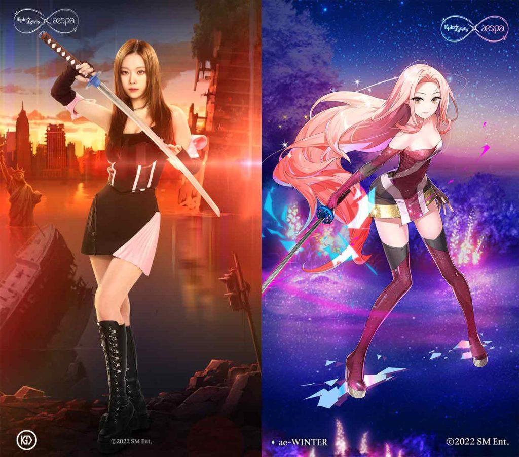 Check Out The COMPLETE Collab Of Epic Seven X Aespa Stunning