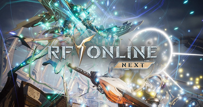 RF Online NEXT MMORPG update by Netmarble featuring Mining War, Paradise Battle, and Holy Stone competition in a dynamic sci-fi gaming universe.