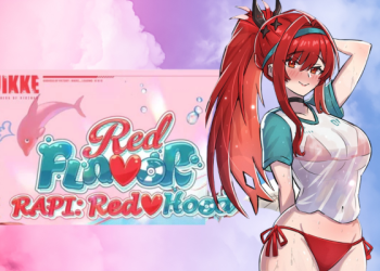 Raffy: Red Hood – Red Flavor swimsuit costume with standing pose in Goddess of Victory: NIKKE.