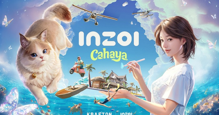 inZOI Island Getaway DLC reveal at Gamescom 2025 showcasing new life simulation city Cahaya with emotional expression and relationship features.
