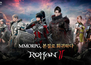 Rohan 2 Global MMORPG showcased by NEXUS with LINE NEXT partnership using NEXT Market on the Cross platform.