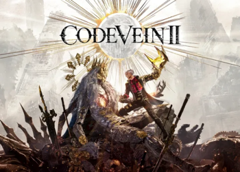 Code Vein 2 Korean version prologue trailer screenshot showing Bandai Namco's action RPG anime game with time travel mechanics and Lou MagMell character.