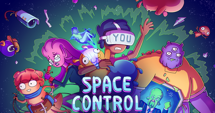 Glorpo Inc. recruits players in Space Control VR, MoonMonster Studios' comedic VR adventure on Meta Quest, showcased live at Steam Next Fest.