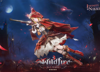 Infinity Nikki Version 2.4 The Forest Need Not Listen shows a dress-up game in a dark fairy tale open-world adventure with a time-loop narrative.