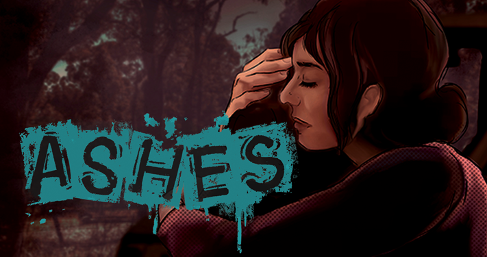 Plot Twist studio's Ashes visual novel — an indie narrative game and interactive graphic novel murder mystery game arriving on Steam Early Access May 7.